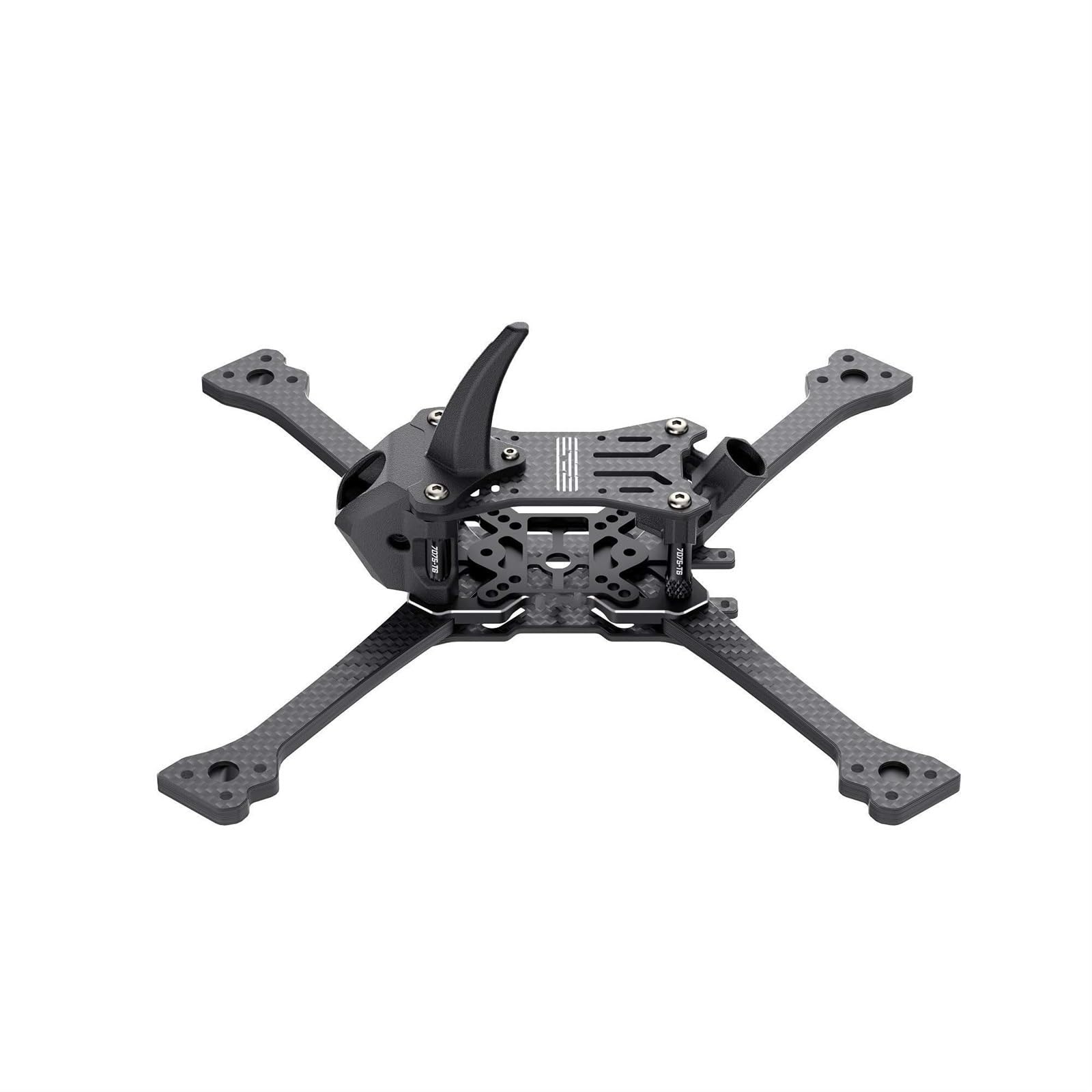 IWBR GEP-Racer FPV Kit telaio X Design della struttura Interasse da 5 pollici 208 mm compatibile HDZero HD VTX for drone da corsa (Size : Sliver)