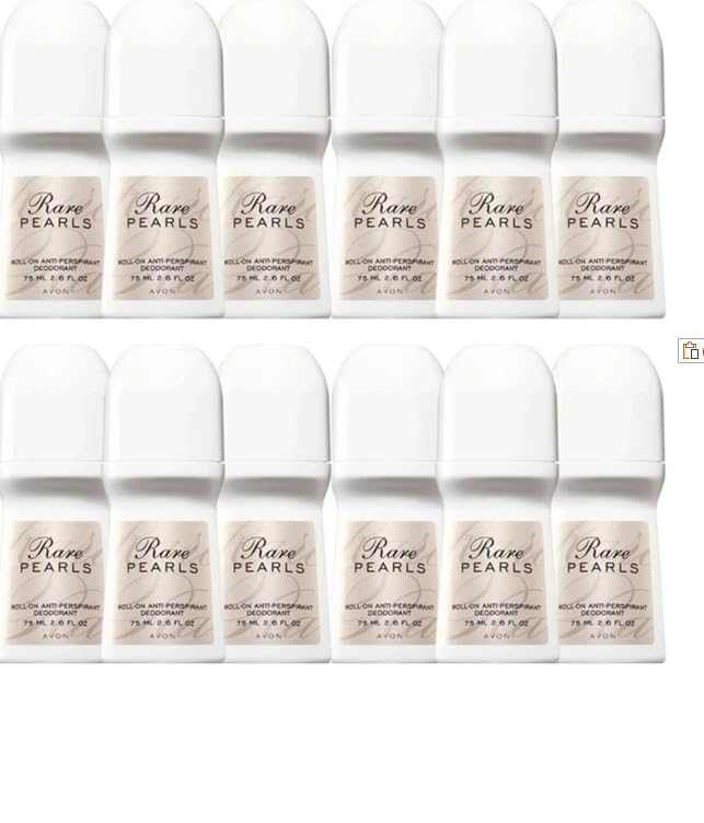 Avon Deodorant Bonus Size Pack of 12 (RARE PEARLS)