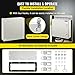 VEVOR NEMA Steel Enclosure, 24 x 24 x 8'' NEMA 4X Steel Electrical Box, IP66 Waterproof & Dustproof, Outdoor/Indoor Electrical Junction Box, with Mounting Plate