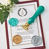 Custom Wax Seal Stamp with Your Image, Logo, or Artwork Personalized Stamp with Wood Handle