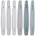 Nail File and Buffer Set, 6 Pcs Professional Nail File Kit for Acrylic and Natural Nails, 100/150/180/220/240/280/1000/4000 Grit Soft Nail Filer Gel Nail Files & buffers Filing Emery Board Home Salon