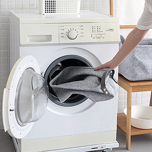 Fastar - Cesto portabiancheria in feltro con