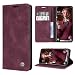 Produktbild RuiPower Handyhülle für Samsung Galaxy S20 Hülle Premium Leder PU Flip Case Wallet Lederhülle Klapphülle Magnetisch Silikon Schutzhülle für Samsung Galaxy S20 Tasche (6.2'') - Wein Rot