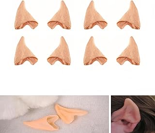 4 Pair Realistic Elf Ear Fake Ears Ear Tips For Cosplay Parties