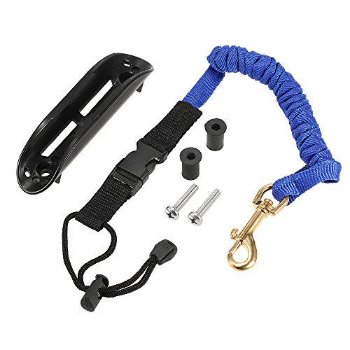 Montagem de canoa, Andoer Suporte para clipe de remo para caiaque Kit de suporte para remo de remo p