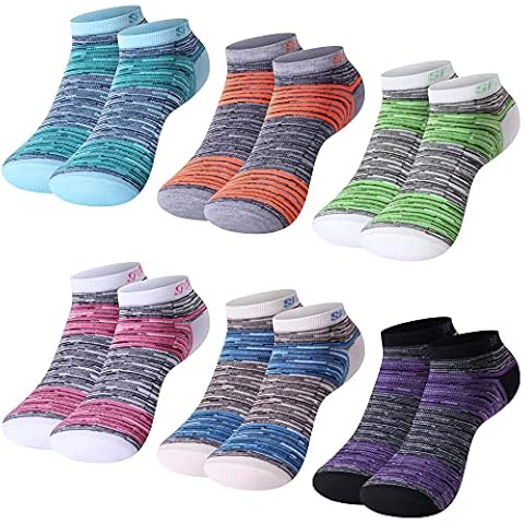 L&K-II 12 Pairs Womens Girls Ankle Socks Sneaker Socks Women Summer Sports Socks cotton 92230-N 6-8 Cover