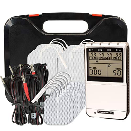 Twin Stim Plus TENS Unit and EMS Muscle Stimulator - 4-Channel OTC TENS