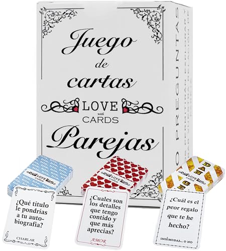 LOVE with CARDS Juego para Parejas con Preguntas Amor, Hablar y...