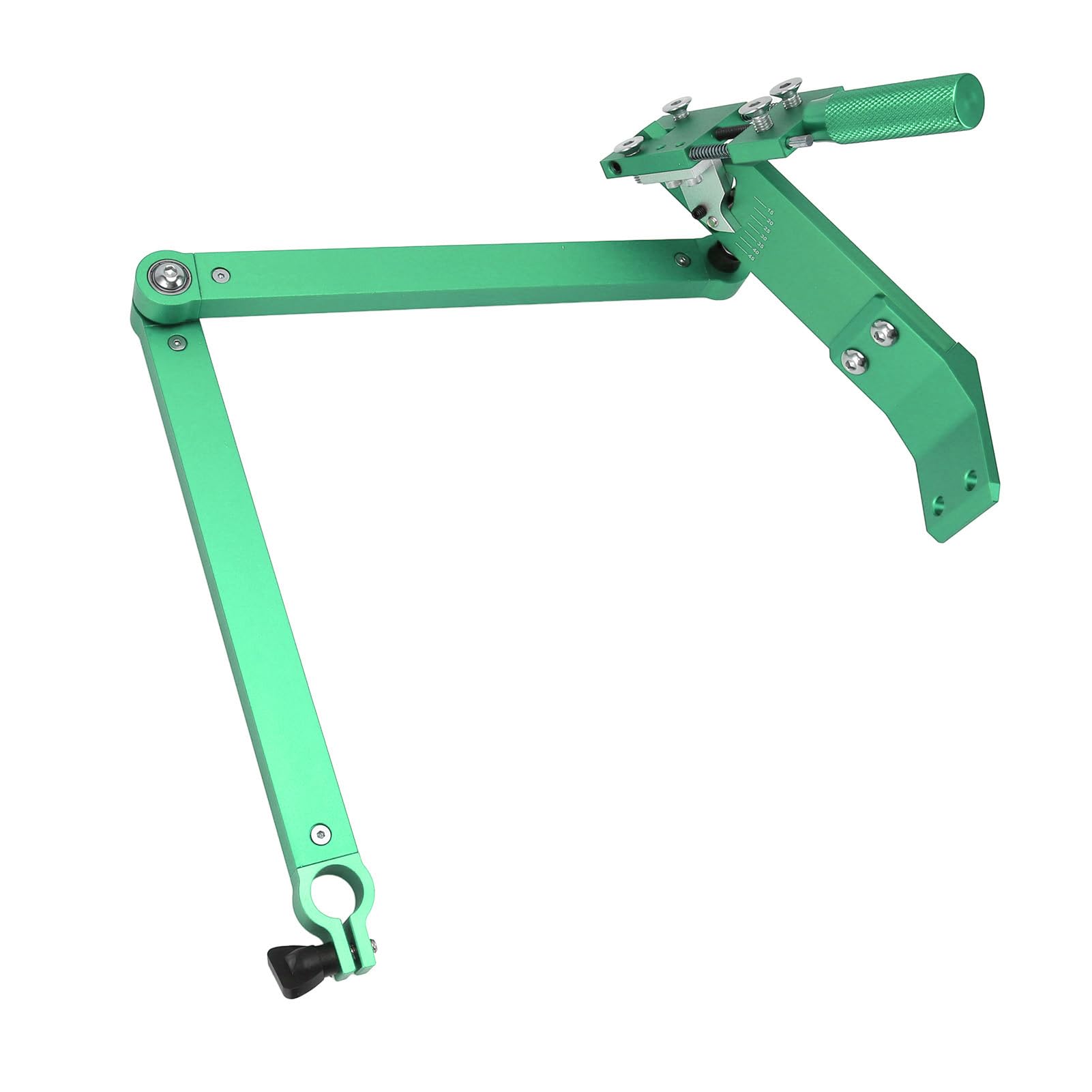 Sxhlseller Afilador de Cuchillas para Cortacésped, Herramienta para Cortacésped con ángulo Ajustable de 15° a 45° Hecha de Aleación de Zinc para un Mantenimiento Preciso de Las Cuchillas de Estándar