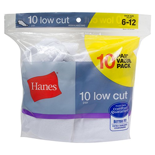 Hanes Men's Low Cut Socks (Pack of 10)2
