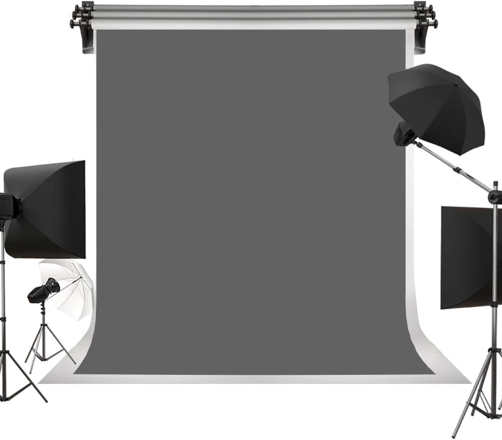 Kate 6ft×9ft Solid Gray Backdrop Portrait Background for Photography Studio