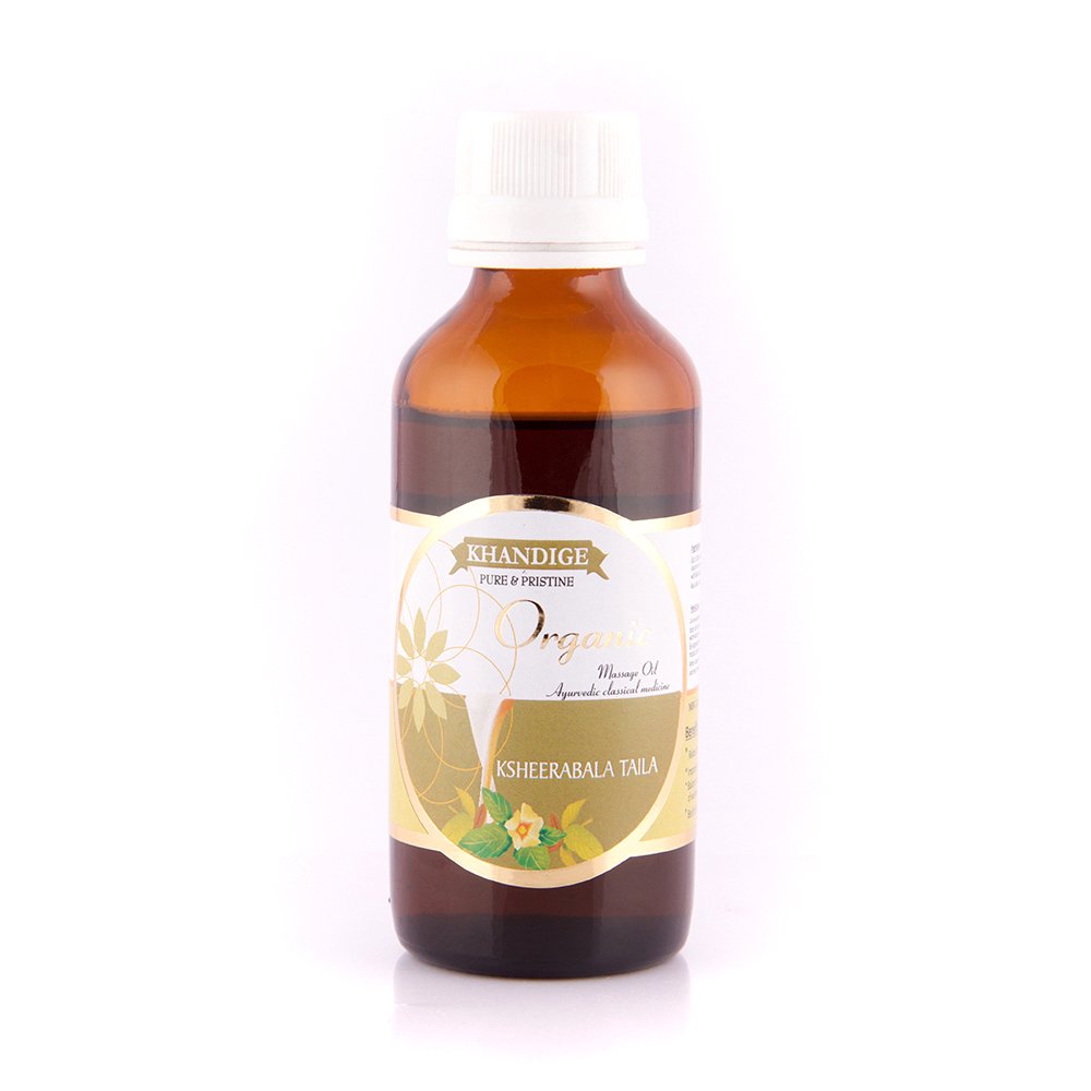Khandige Organic Ksheerabala Taila, Ayurvedic Body Massage Oil (100 ml) (B0714NGBH2) Amazon Price History, Amazon Price Tracker