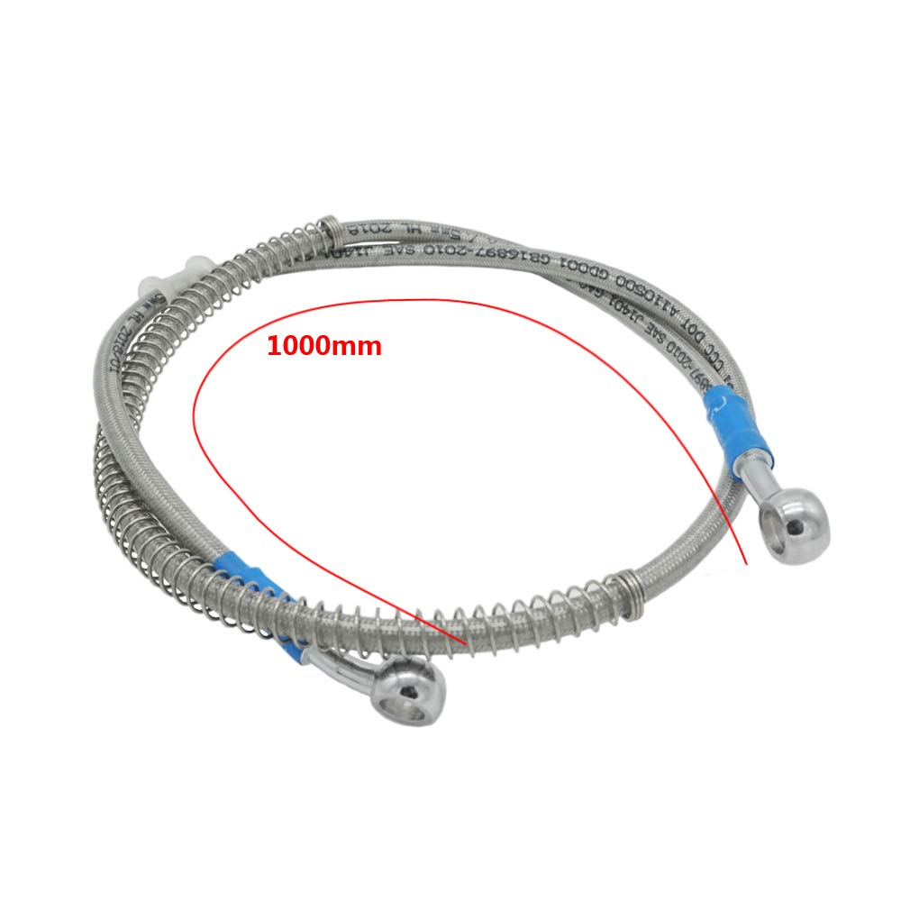 1000mm 100cm Tubazione idraulica universale Di Freno Del Motociclo Olio Tubo Linea Di Pressione Del Carburante Resistente Tubo Tubo per Pit Dirt Bike Enduro Motocross Street Bikes Sport Bikes