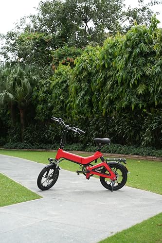 Image of Aoki Flex CR Electric Cycle | Foldable 16 Aluminum Alloy Frame | Smooth Suspension System | City Commute Efficiency | Compact Portable Design | Urban Ride Comfort | Lightweight Structure