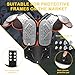 ARGOMAX Football Back Plate - Lightweight Adjustable Spine Guard for Youth & Adult Players, High-Impact Back Protector with Breathable Design, Fits All Shoulder Pads (Sizes 12 to Adult) - Black.
