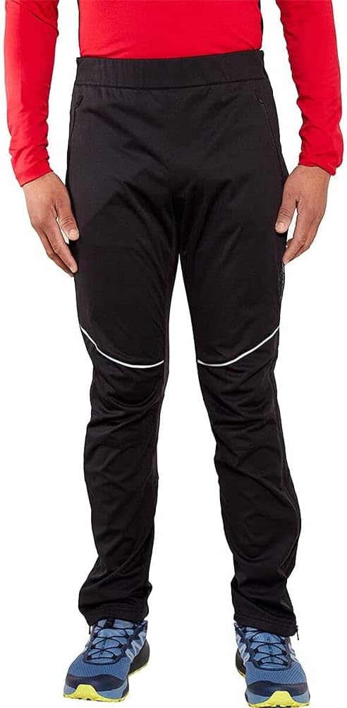 Swix Mens Warm Comfortable Water/Uv-Resistant Solo Full Zip Winter Pants
