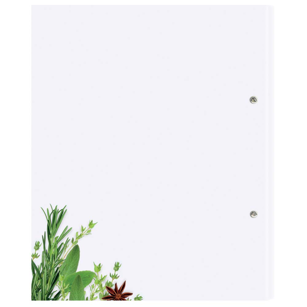 PRICARO Rezeptordner Komplett-Set "Gewürze", A4, 8 teilig