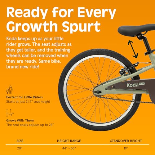 Image of Retrospec Koda Plus Kids Bike for Boys & Girls Ages 6-8 Years - Children's Bicycle, Adjustable Seat & Handlebars
