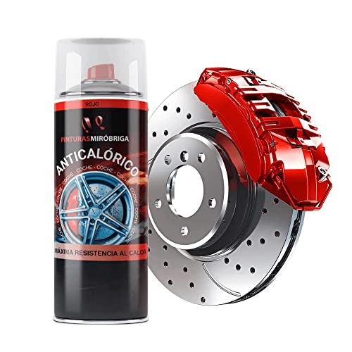 Pintura en Spray Anticalórica - Alta temperatura Mirobriga Color Rojo, Spray 400ml.…