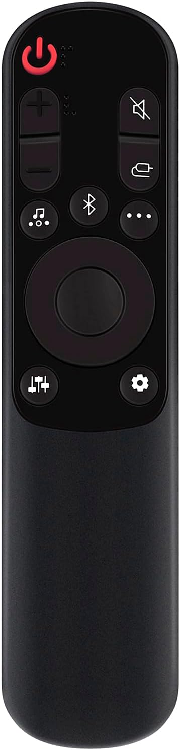 AKB76038001 Remote Control Fit for LG Sound Bar SP7Y,SP8YA,SP9YA,S90QY,S80QY,S65Q,S75QR,S95QR,SP60Y,SP70 Remote Control