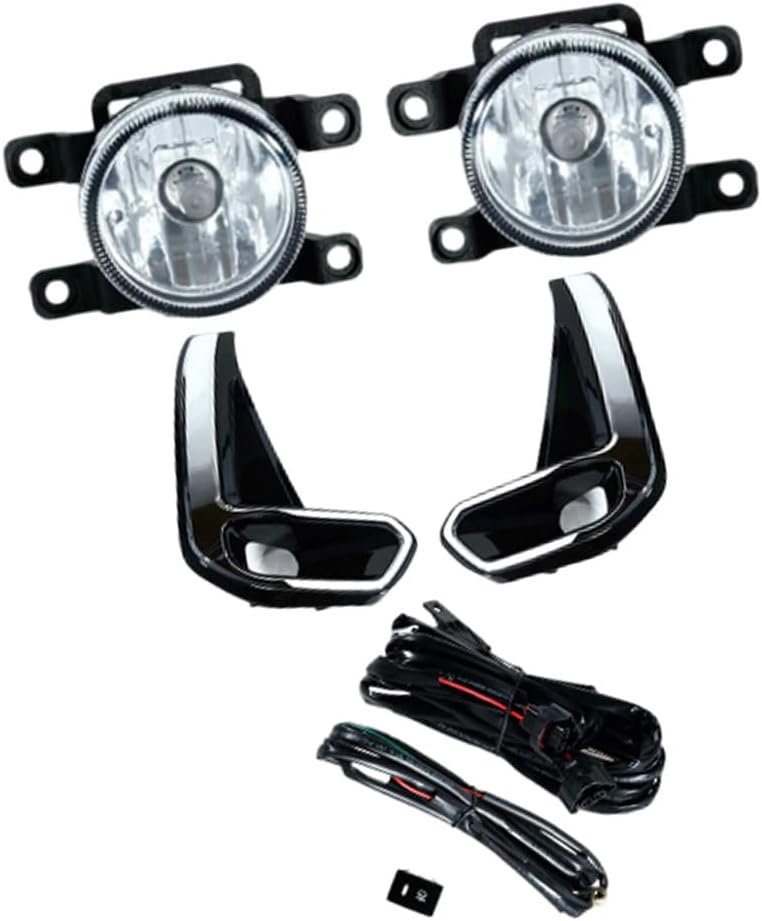 Fog Lamp Spot Light Set, Fog Light Kit with Halogen Bulb, Compatible with Toyota Hilux Pickup Ute 2020–2021, 2 pcs