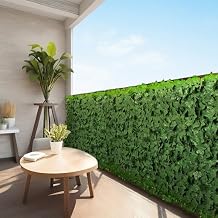 Royal Shade 39" x 178" Artificial Ivy Hedge Privacy Screen, Indoor/Outdoor Decorations, Deck Fence Screening, Porch, Balcony, Hedge Privacy Screen