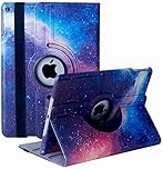 Ceysin Rotating Case for iPad 9th Generation (2021) / 8th Generation (2020) / 7th Gen (2019) 10.2 Inch - 360 Degree Rotating Protective Stand Cover with Auto Wake Sleep Function (Galaxy)