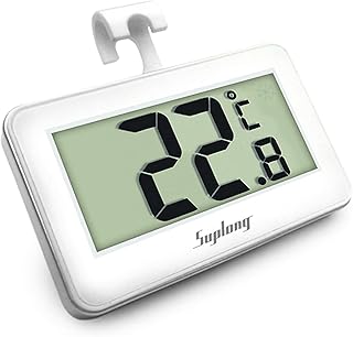 Fridge Thermometer Digital Refrigerator Thermometer, Suplong Waterproof Freezer With Easy to Read LCD Display(1)