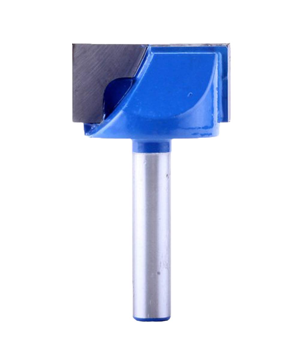 MeccionIndustrial Bottom Cleaning Dado Router Bit 8mm Shank 32mm Diameter 16mm Blade Length Carbide Engraving Bit Professional Woodworking Cutter Tools