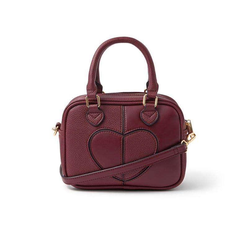 London Women's Heart Patch Handheld Sling | Hand bags for women stylish | Sling Bag for women stylish | crossbody bag for woman latest |-image-2
