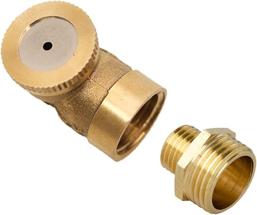 Miniatura 5 de Feelers Boquilla de pulverización de latón, 12 pulgada BSPF 1 agujero atomizador rociadores de jardín sistema de riego agrícola adaptador de montaje