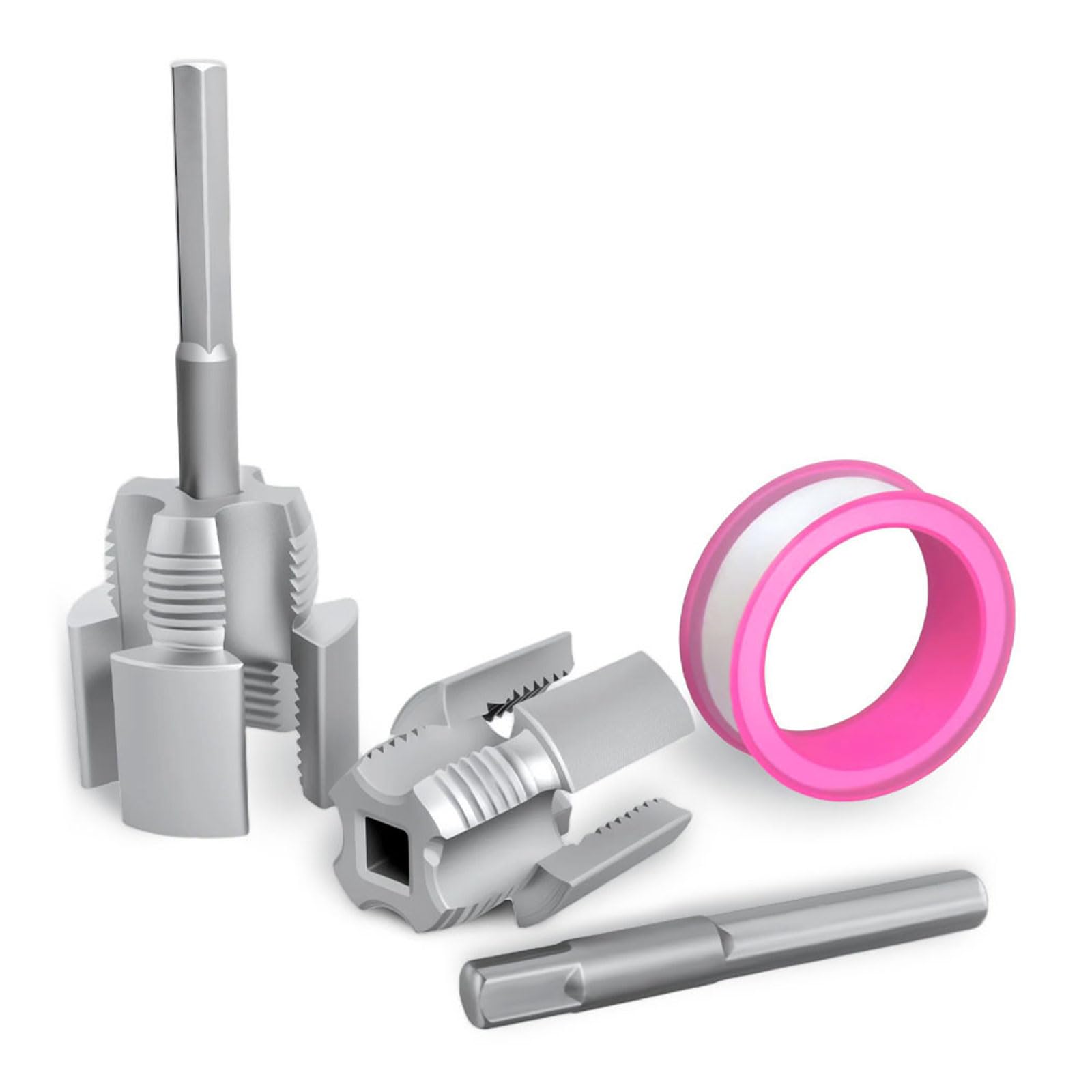 1 / 2inch 3 / 4inch Electric Drill PVC Pipe Threader PVC Thread Maker Tool Pipe Tap Die Threader Accessories Threading Tool for Plumbing