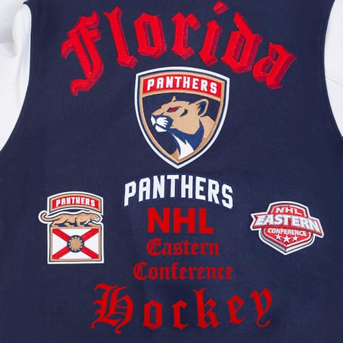 Image of Pro Standard Mens NHL Old English Varsity Jacket