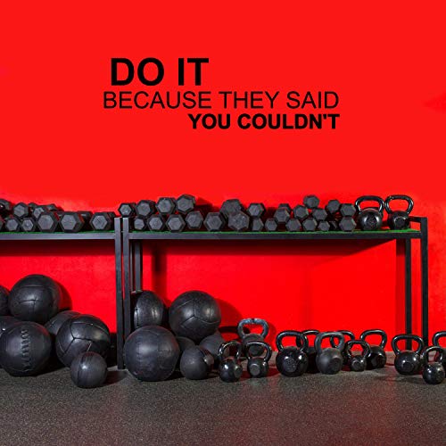 Do It Home And Gym Motivate Wall Decal #TOP4