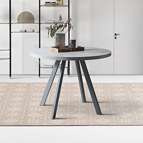 Zerifevni Round Dining Table, Mid Century Modern Round Dining Table 35 Inch, Leisure Coffee Table, Saving Space (R7244-Table) #TOP6