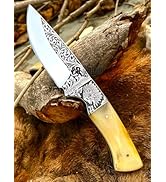 Lot Couteau De Chasse Et Hache Tactique Acier Damas – Fait Main Pakistan