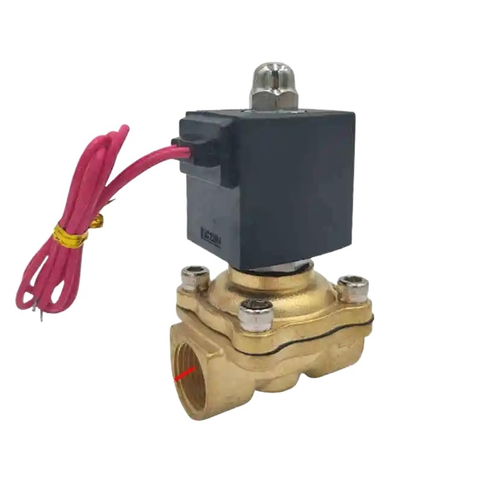 Razajrvbo Dn20 Ac220v Brass Electric Solenoid Valve Normally Closed(Dn20 Ac220v)