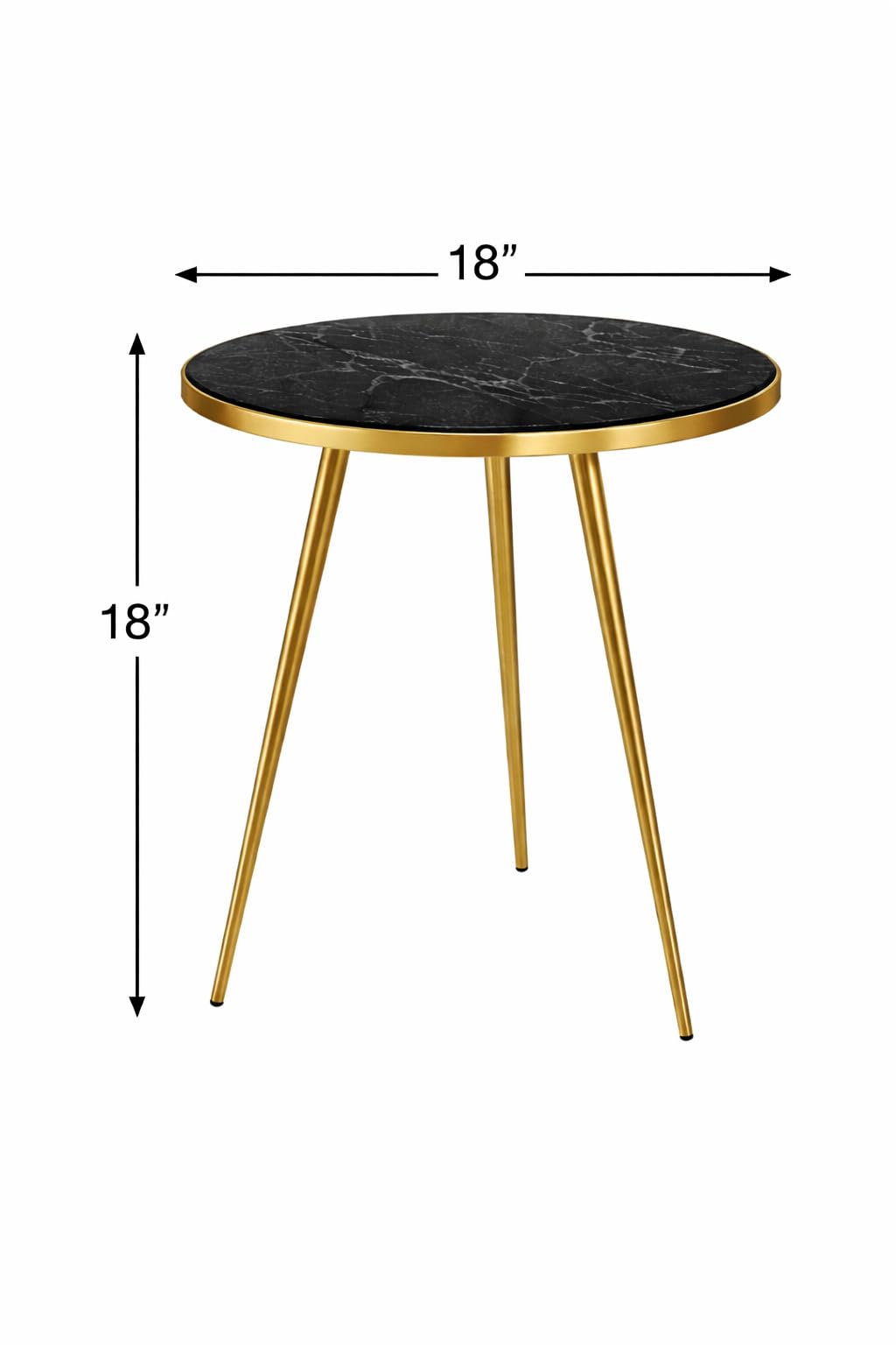 Modern Velvet Accent Chair with Soft Cushion, Elegant Gold Metal Legs & Marble Finish Round Side Table β Luxury Single Seater Armchair for Living Room, Bedroom, Office & Lounge (Turquoise) 2