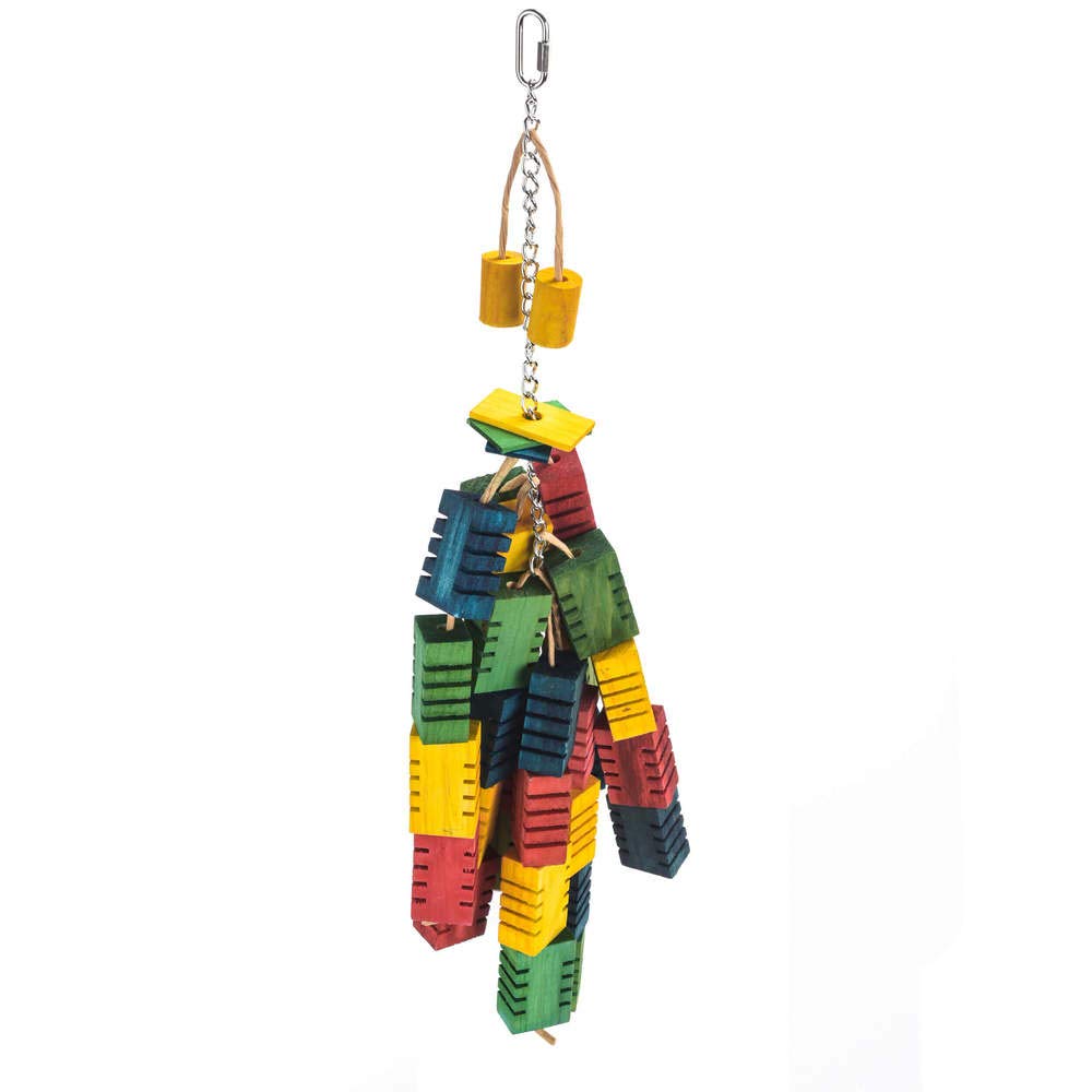 Busy Bagel Chew & Preen Hanging Parrot Toy — view 7