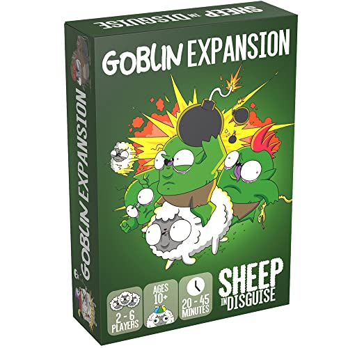 Sheep in Disguise: Goblin Expansion - Family Card Game Packed Full of Sheep, Ages 10+, 2-6 Players, 20-45 Min