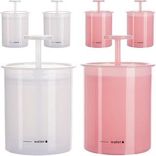 6pcs Foam Maker for Face Wash, Facial Foam Cup Whip Bubble Maker Marshmallow Whip Maker Skin Care for Women Travel Household