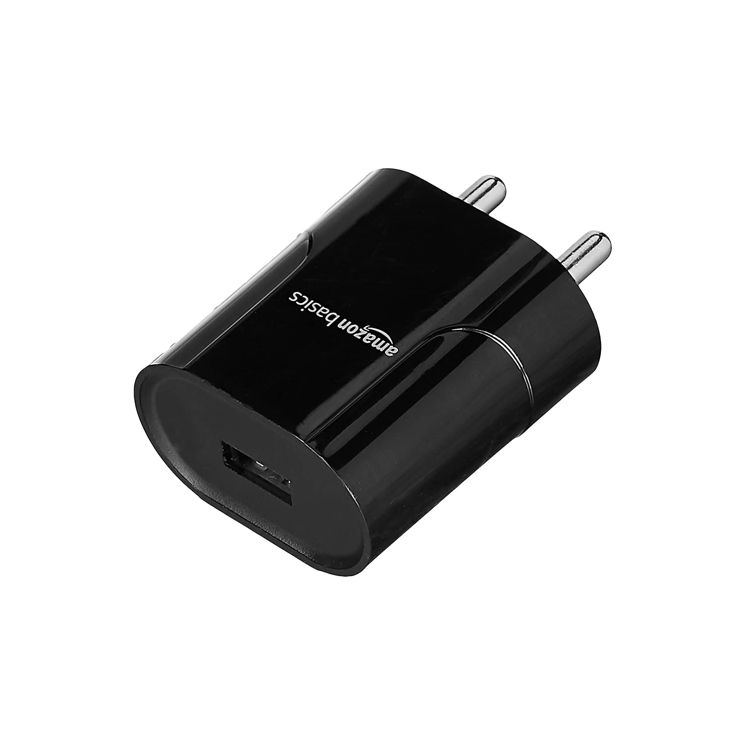 AmazonBasics 5V-2.1USB Type A Wall Charger for Cellular Phones, Game Consoles, Headphones, MP3 Players, Speakers- Black