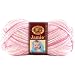 Lion Brand Yarn 881-200 Jamie Yarn, Pink Stripes