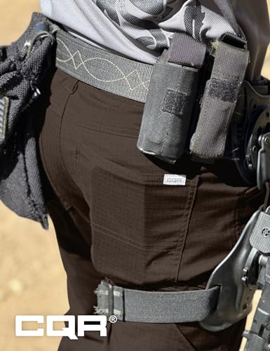Image of CQR Men's Flex Stretch Tactical Pants, Water Resistant Ripstop Cargo Pants, Lightweight EDC Outdoor Work Hiking Pants