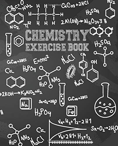 Chemistry Exercise Book: Black Textured Collections of Chemistry Exercise Books and Practice Books