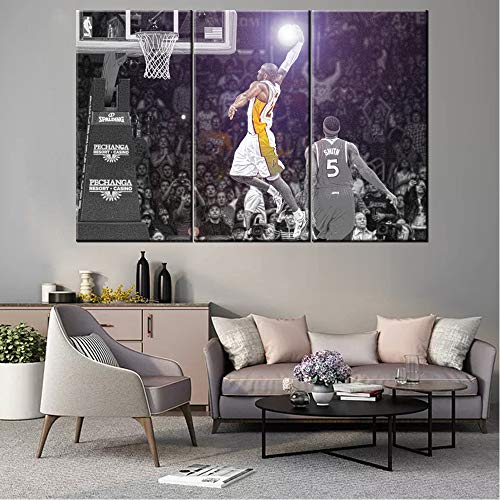 Tech Deals 🔥 Black and White Yellow Decor Basketball Paintings Kobe Bryant Wall Art for Living Room Artwork NBA Sports Decor Colorful Pictures Framed Ready to Hang Poster and Prints - 40 x 20inch x 3 panels Up To 40% OFF Black and White Yellow Decor Basketball Paintings Kobe Bryant Wall Art for Living Room Artwork NBA Sports Decor Colorful Pictures Framed Ready to Hang Poster and Prints - 40 x 20inch x 3 panels