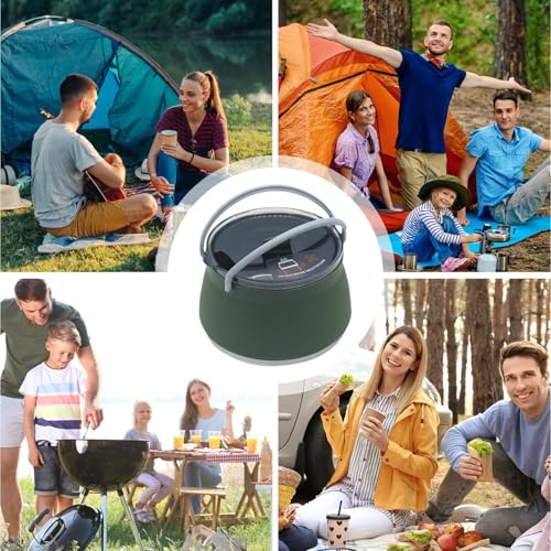 Marmite de camping pliable pour bouillir l'eau sans s'encombrer - 4