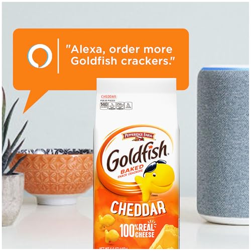 Image of Goldfish Cheddar Crackers, Snack Crackers, 6.6 oz. bag, 6 CT box