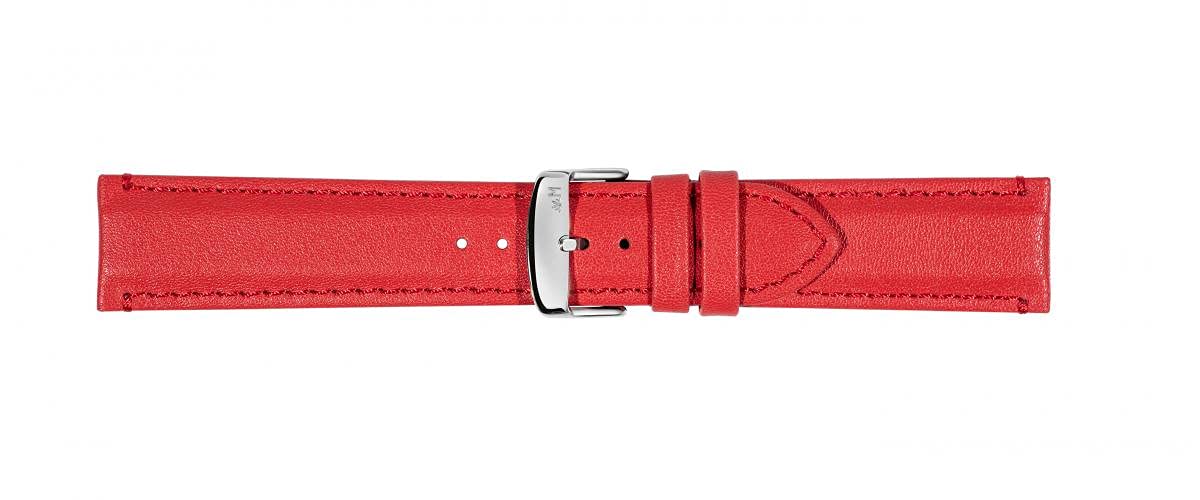 Morellato LINEA SPORT Collection Rowing Unisex Genuine Calfskin Leather Strap A01X5274C91, red, 18mm, Strap