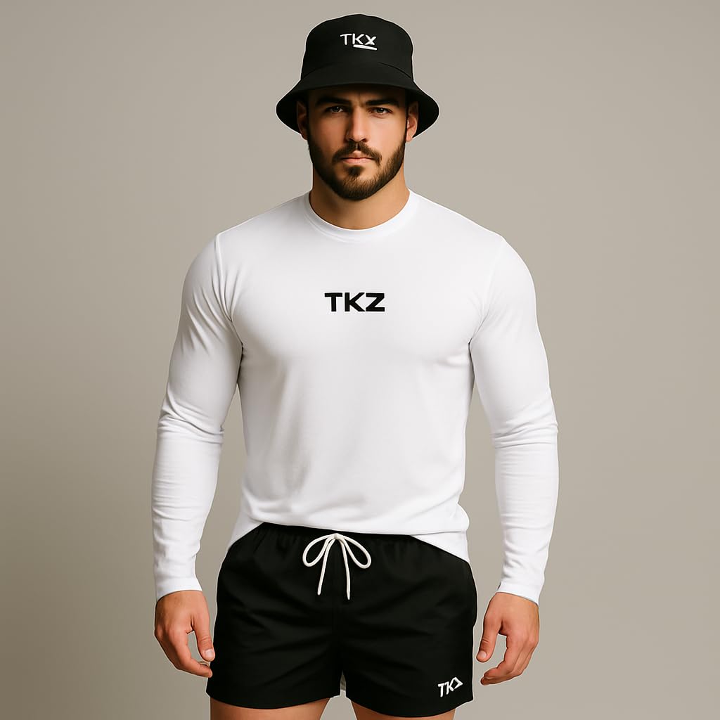 Kit Praia TKZ Short de Praia + Camiseta Térmica Manga Longa + Chapéu Bucket em promoção! Veja a oferta e mais achadinhos de Moda praia 8 Hoje é o melhor dia para comprar Kit Praia TKZ Short de Praia + Camiseta Térmica Manga Longa + Chapéu Bucket com aquele preço maroto! Promoção! Aproveite a oferta! 8